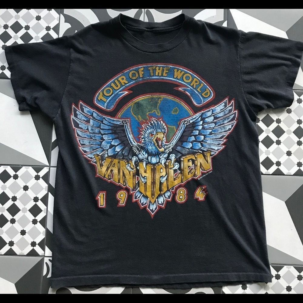 Incredible vintage 1984 Van Halen T Shirt Small